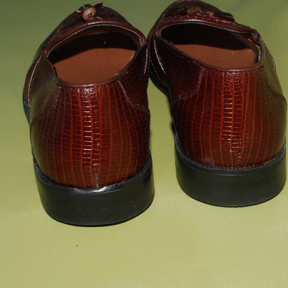 Stacy Adams Mens Santana Snakeskin Tassle Loafer 23121-03 Size 7.5 main image 8